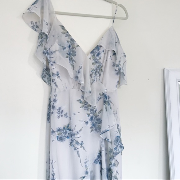 WAYF Elanor Ruffle Faux Wrap Maxi Dress - Picture 4 of 4